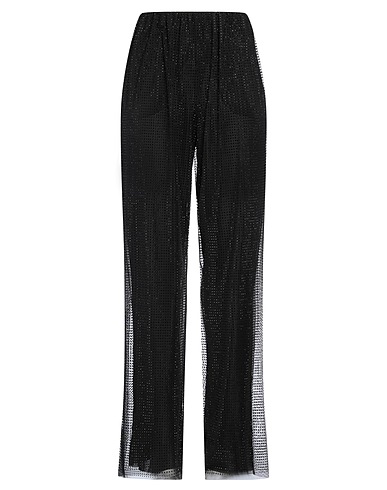 PHILOSOPHY di LORENZO SERAFINI Casual trouser Black 100% Polyester