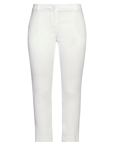 KILTIE Casual pants White 98% Polyester, 2% Elastane