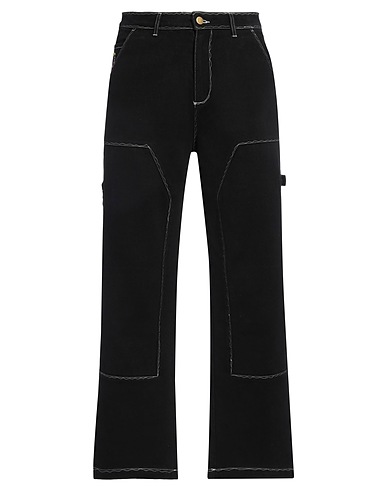 KIDSUPER STUDIOS Pantaloni jeans Nero 100% Cotone