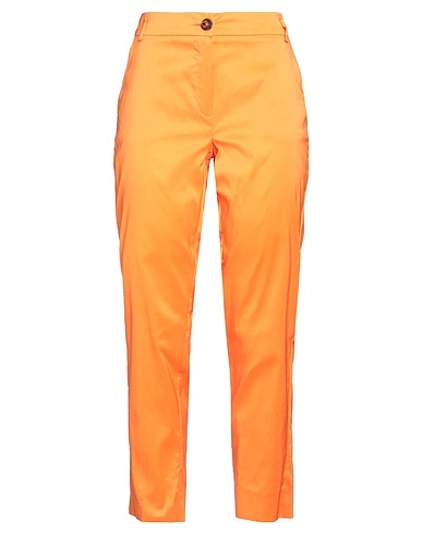 EMME by MARELLA Casual trouser Orange 63% Cotton, 37% Polyester