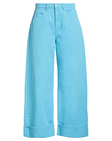 ICON DENIM Pantaloni jeans Azzurro 100% Cotone