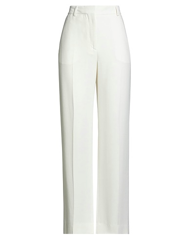 TOTEME Casual trouser White 88% Viscose, 12% Wool