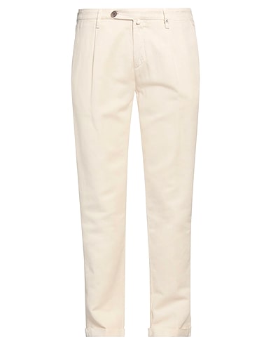 MYTHS Pantalone Beige 48% Cotone, 34% Lino, 18% Lyocell