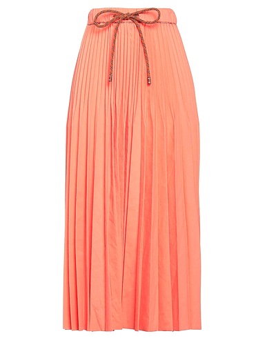 ALYSI Long skirt Salmon pink 58% Polyester, 42% Cotton