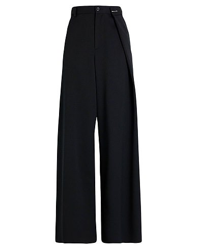 MM6 MAISON MARGIELA Casual pants Black 54% Polyester, 44% Virgin Wool, 2% Elastane