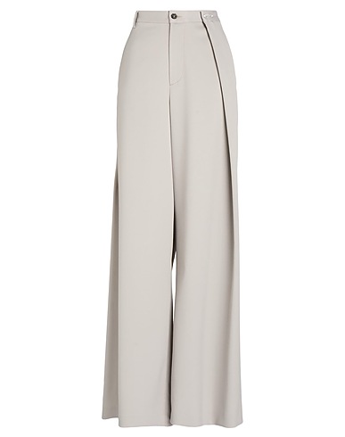 MM6 MAISON MARGIELA Casual trouser Light grey 54% Polyester, 44% Virgin Wool, 2% Elastane