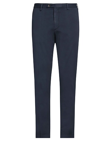 DEVORE INCIPIT Pantalone Blu navy 93% Cotone, 6% Seta, 1% Elastan