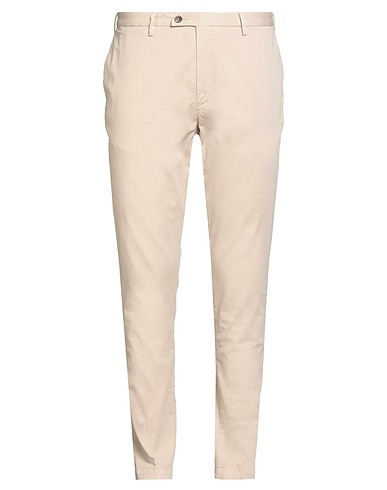 DEVORE INCIPIT Pantalon Beige 93% Coton, 6% Soie, 1% Élasthanne