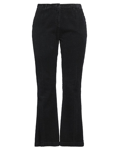 MASSIMO ALBA Flared pant NERO 100% Cotton
