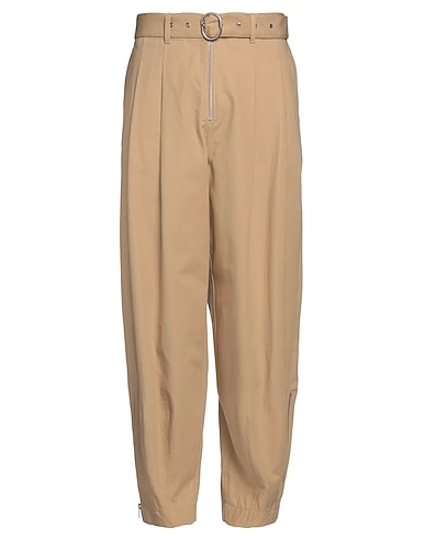 JIL SANDER+ Casual pants Beige 100% Cotton, Calfskin