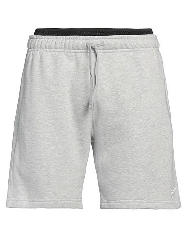 NIKE Shorts & Bermudas Hellgrau 85% Baumwolle, 15% Polyester, Nylon, Elastan