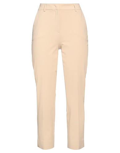 AGO E FILO Casual trouser Beige 95% Cotton, 5% Elastane