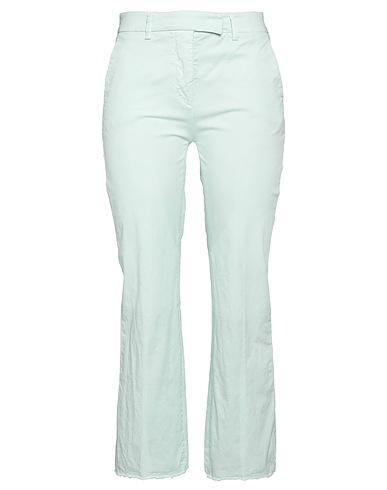 AGO E FILO Casual pants Light green 83% Cotton, 14% Elastomultiester, 3% Elastane