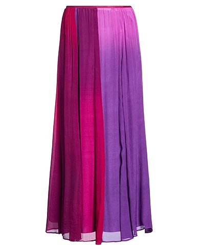FORTE_FORTE Long skirt Purple 100% Cupro