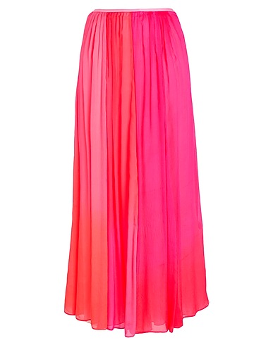 FORTE_FORTE Long skirt FUCSIA 100% Cupro