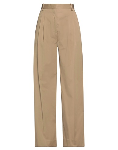 RÓHE Casual trouser Khaki 100% Cotton