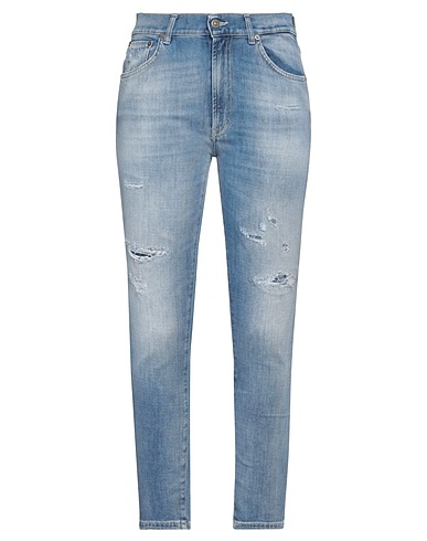 DONDUP Denim trousers Blue 92% Cotton, 6% Elastomultiester, 2% Elastane
