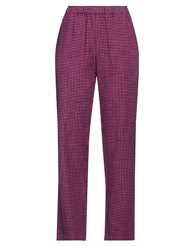 MASSIMO ALBA Casual trouser Fuchsia 100% Cotton