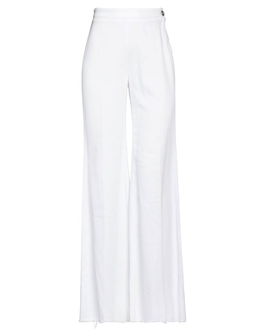 SHAFT Casual trouser White 100% Cotton