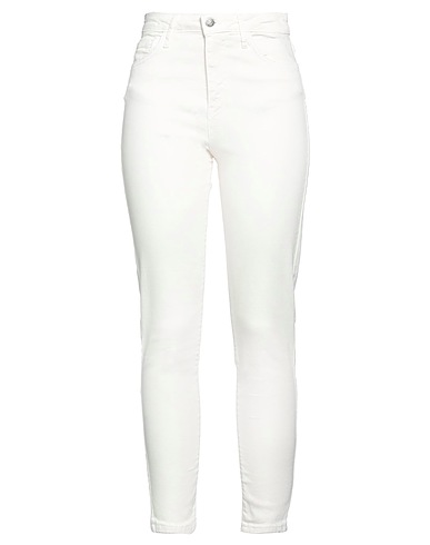 FRED MELLO Denim pants White 98% Cotton, 2% Elastane