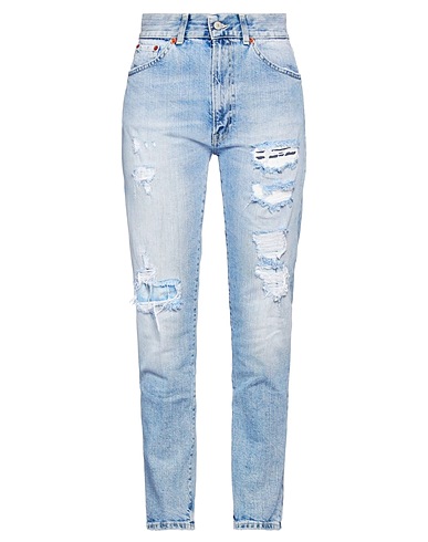 DONDUP Denim pants Blue 99% Cotton, 1% Elastane