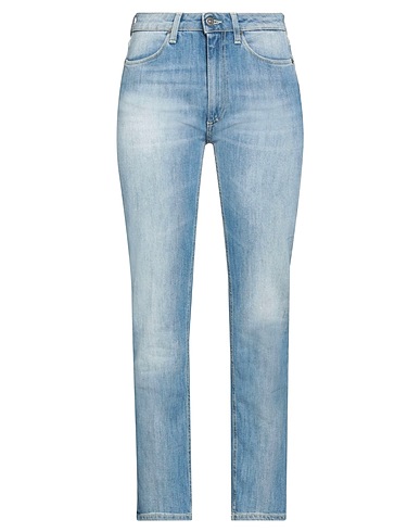 DONDUP Denim trousers Blue 89% Cotton, 11% Elastomultiester
