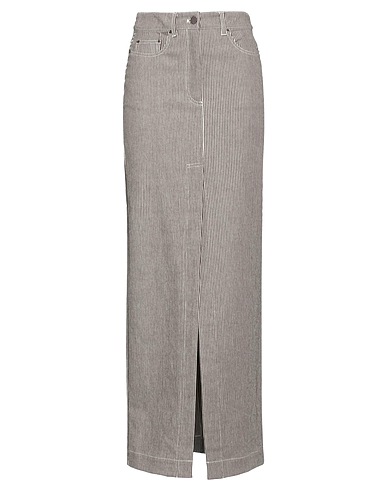 REMAIN BIRGER CHRISTENSEN Long skirt 98% Organic cotton, 2% Elastane