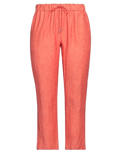 LE TRICOT PERUGIA Pantalone Corallo 100% Lino