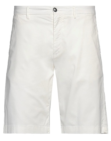 LIU •JO MAN Shorts & Bermuda White 78% Cotton, 20% Polyester, 2% Elastane