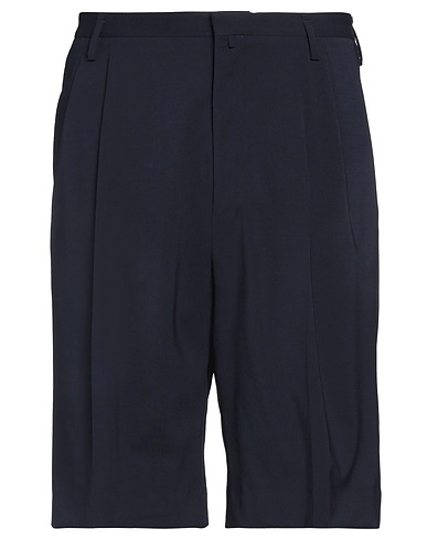 CORNELIANI Shorts & Bermuda Midnight blue 95% Virgin Wool, 5% Elastane