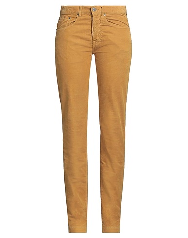 MASSIMO ALBA Casual pants Mustard 100% Cotton