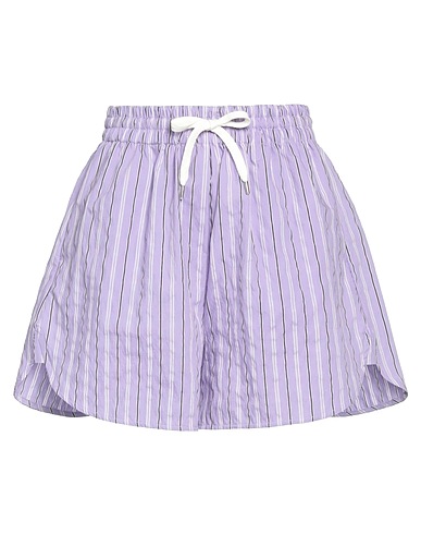 VICOLO Shorts & Bermuda Lilac 68% Cotton, 30% Polyamide, 2% Elastane