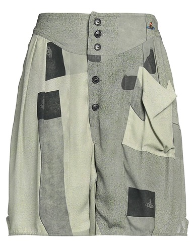 VIVIENNE WESTWOOD Shorts & Bermuda Military green 100% Polyester