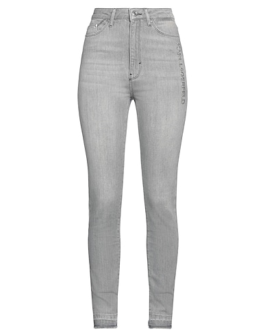 KARL LAGERFELD Denim trousers 99% Cotton, 1% Elastane