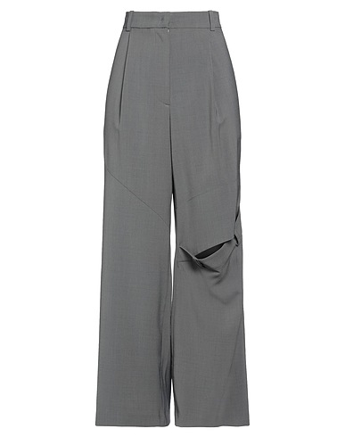 LOW CLASSIC Casual trouser Grey 95% Polyester, 5% Polyurethane