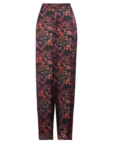KARL LAGERFELD Hosen Schwarz 100% Seide