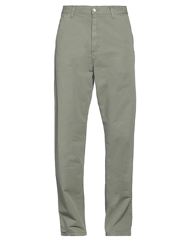 CARHARTT Casual pants Sage green 100% Cotton