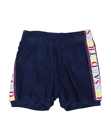 TRUSSARDI JUNIOR Shorts & Bermuda Navy blue 100% Cotton