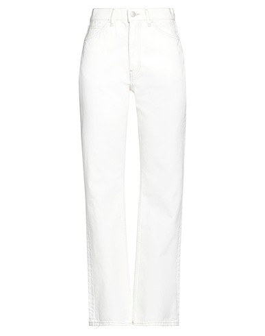 ACNE STUDIOS Denim trousers White 100% Cotton
