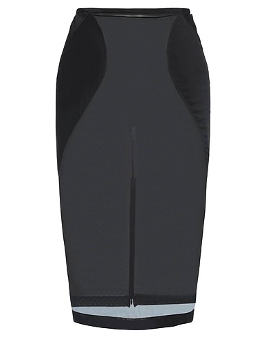 ALAÏA Midi skirt Black 86% Polyamide, 14% Elastane