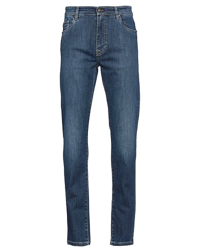 TELERIA ZED Denim trousers Blue 98% Cotton, 2% Elastane
