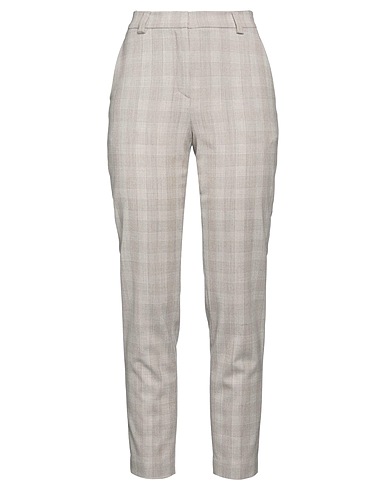 ANTONELLI Casual trouser Taupe 53% Polyester, 43% Virgin Wool, 4% Elastane