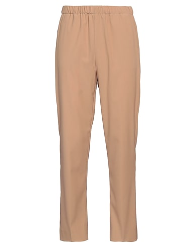HEVÒ Casual trouser Camel 100% Virgin Wool