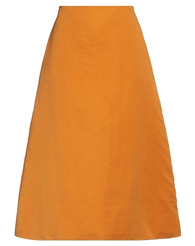 CALCATERRA Midi skirt Marigold 61% Cotton, 39% Silk