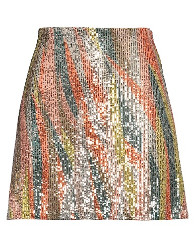 SIYU Mini skirt Gold 95% Polyester, 5% Elastane