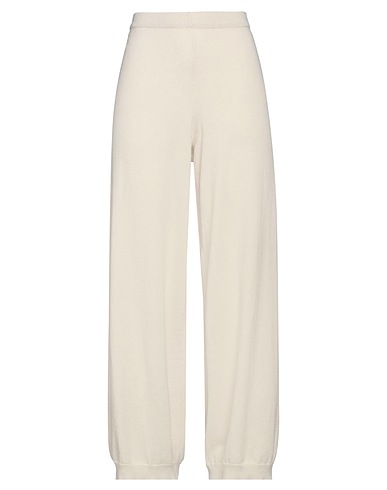 ANTONELLI Pantalon Ivoire 70% Laine, 20% Soie, 10% Cachemire