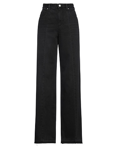 ISABEL MARANT Denim pants Black 100% Cotton