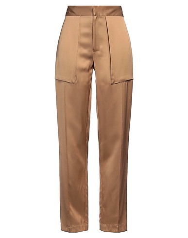 SA SU PHI Casual pants Camel 57% Silk, 43% Viscose