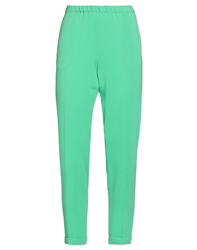 ALBERTO BIANI Casual trouser Green 70% Triacetate, 30% Polyester