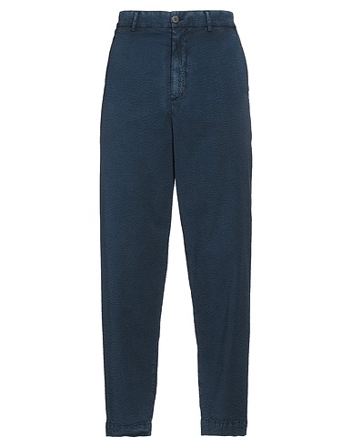 BARENA Casual pants Navy 97% Cotton, 3% Elastane